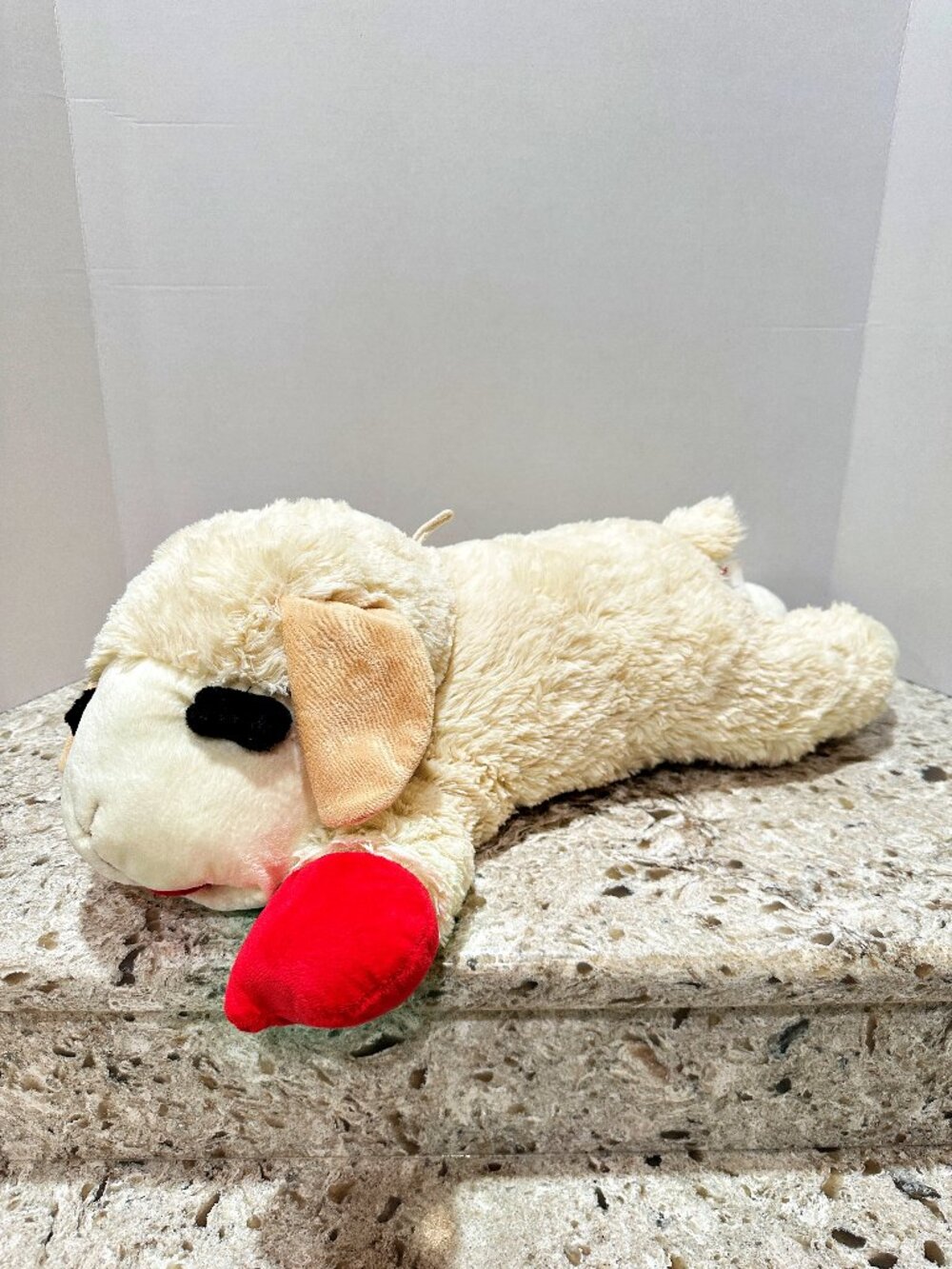 Large 21 Inch Lamb Chop Lambchop Plush Dog Toy with Squeaker Dreamworks 2023